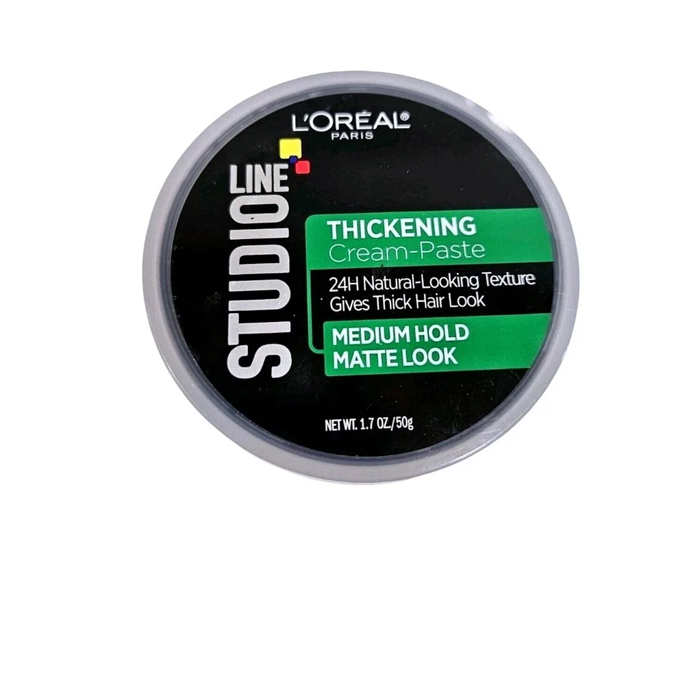 L'Oreal Paris Studio Line Thickening Cream-Paste Medium Hold Matte Look 1.7oz